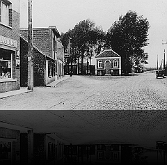 Gemeentehuis met oud dorpsplein